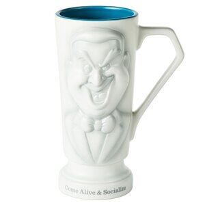 New! Disneyland Haunted Mansion Singing Bust Ghost Sculpted Porcelain 14 oz. Mug